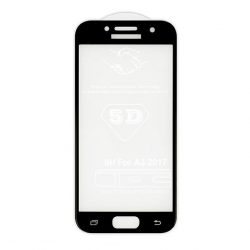 Tempered Glass 5D Full Glue Για Samsung A3 2017, Black