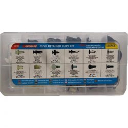 Push Retainer Clips Kit W48 166τμχ