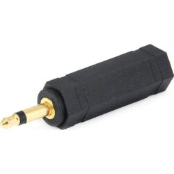 POWERTECH αντάπτορας mono 3.5mm σε 6.35mm CAB-J021, μαύρος, 5τμχ