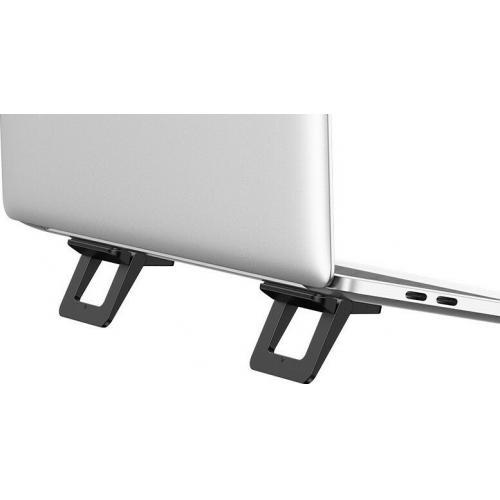 Usams βάσεις για laptop & tablet, μαύρες, 2τμχ - Image 2