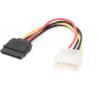 Cablexpert 4-Pin Molex male - 15-Pin Sata female Cable 0.5m