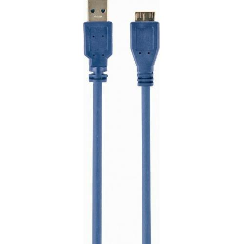 Cablexpert Regular USB 3.0 to micro USB Cable Μπλε 0.5m - Image 2