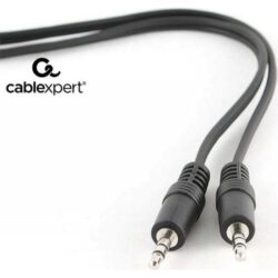 Cablexpert Καλώδιο 3.5mm male - 3.5mm male Μαύρο 5m