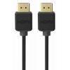 Powertech καλώδιο HDMI 1.4 CAB-H117 Slim, Full HD, 32AWG, copper, 1m