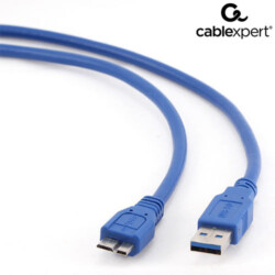 Cablexpert Regular USB 3.0 to micro USB Cable Μπλε 0.5m